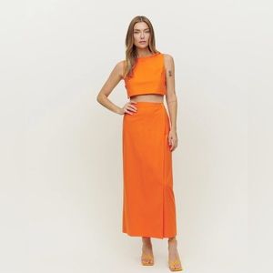 reformation Mylie two piece set